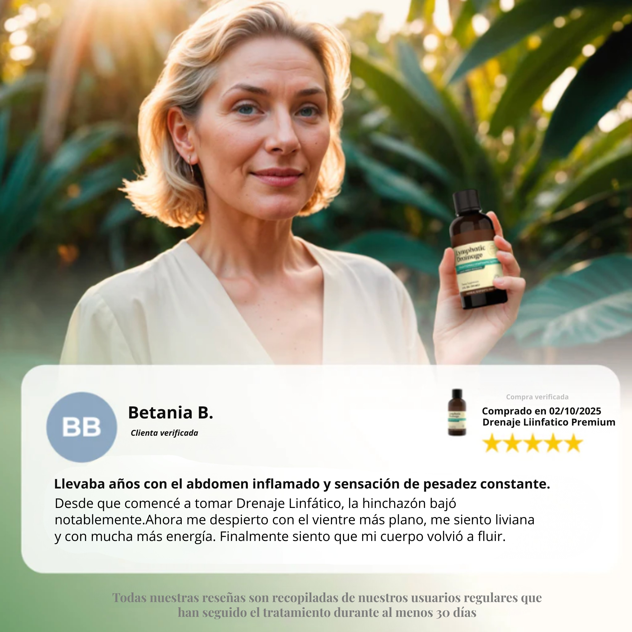 Drenaje Linfático Líquido -  Reduce la hinchazón y recupera tu silueta