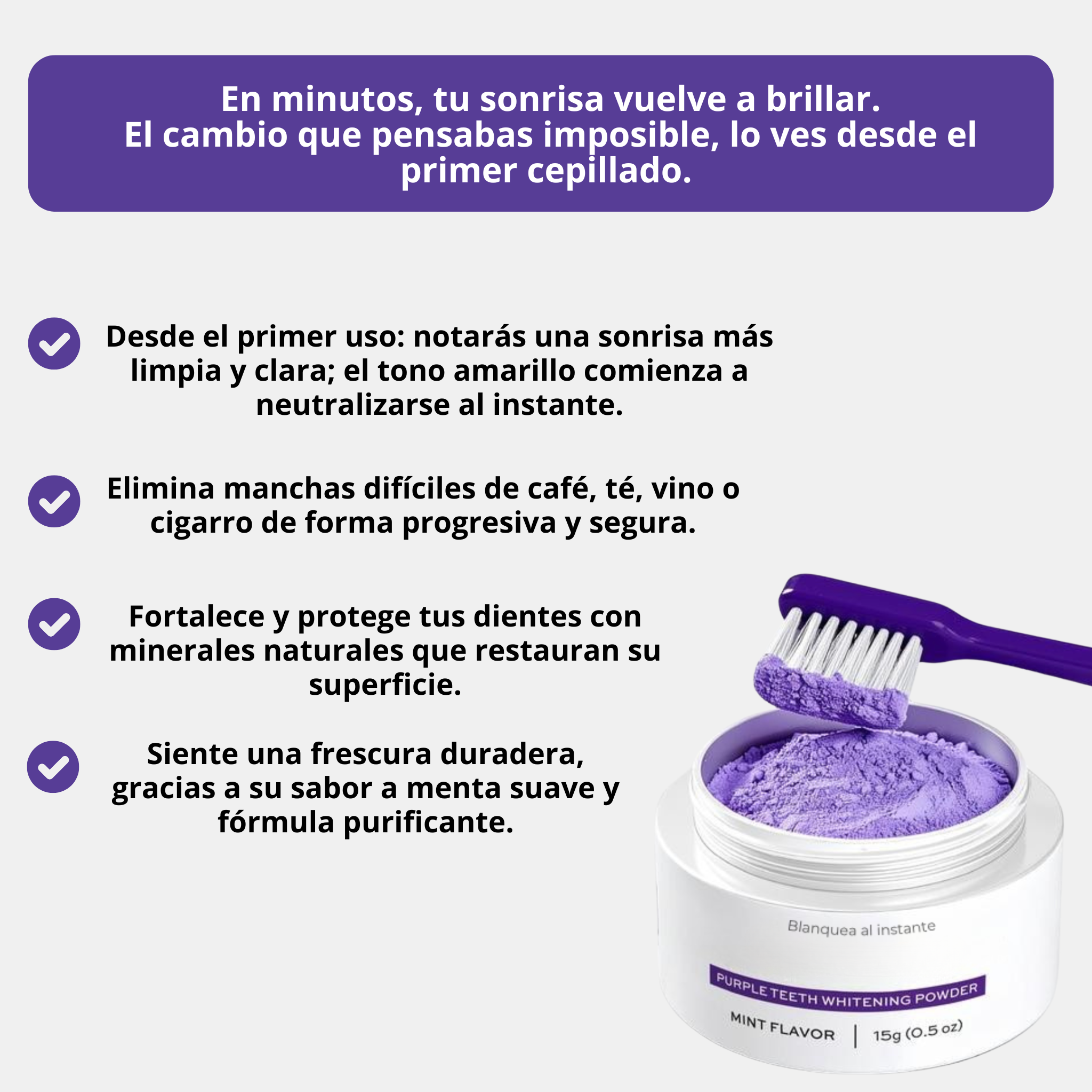 Blanqueador instantáneo para dientes NaturLab®